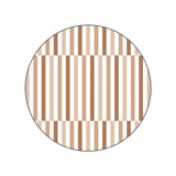 Midnight Garden Picnic Rug Natural Stripe