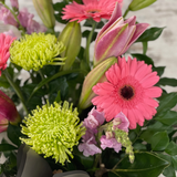 Large Pink And Green Arrangement