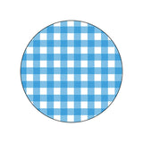 Midnight Garden Picnic Rug Gingham